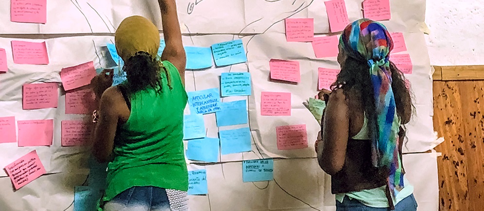 SISA: Taller mujeres activando en Esmeraldas, Ecuador