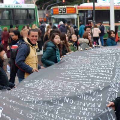 Protesta en Buenos Aires por Colombia Protesta en Buenos Aires por Colombia