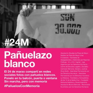 #PañuelosConMemoria, Argentina