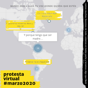 Protesta Virtual Feminista, Venezuela