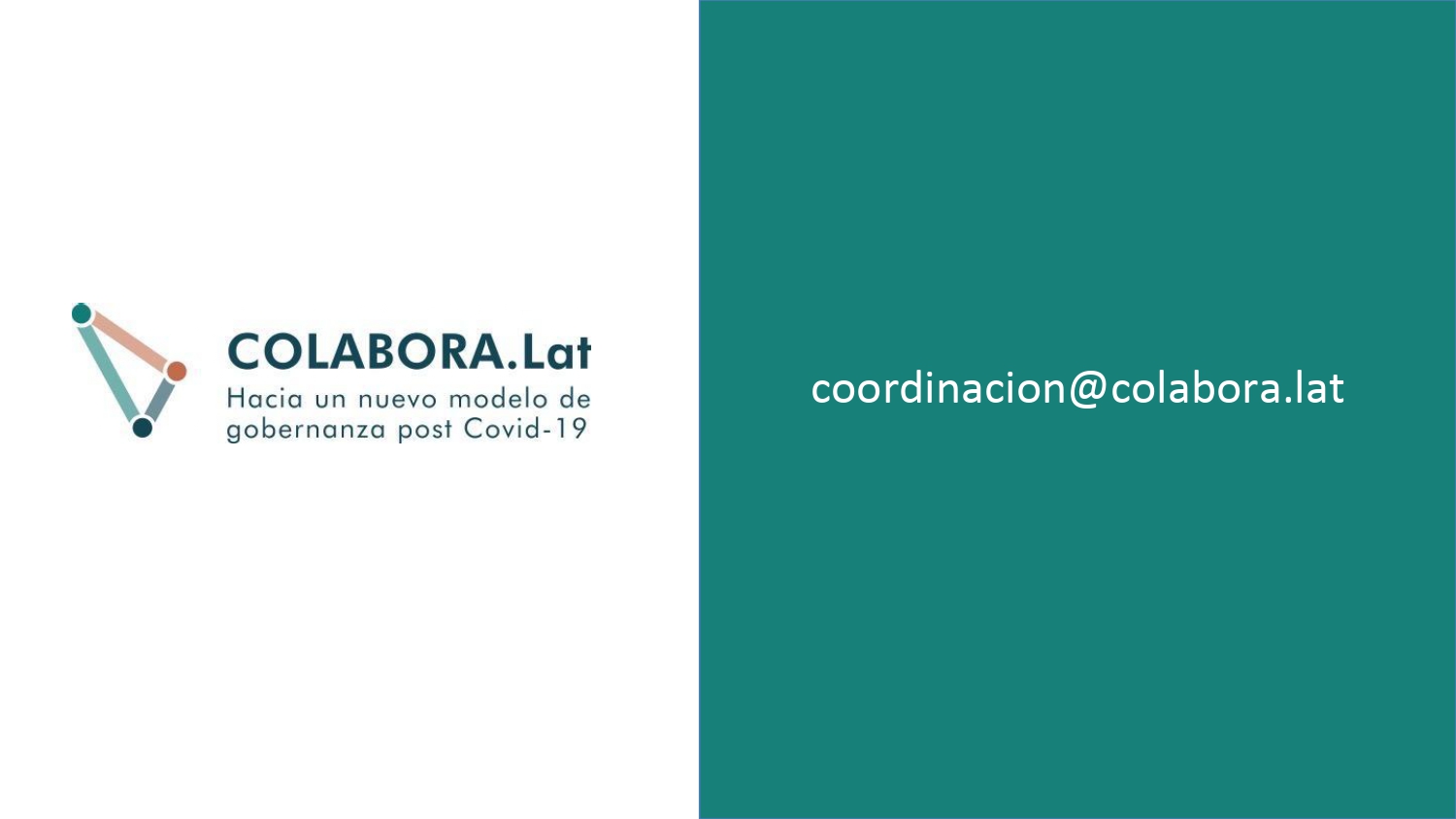 Una nueva realidad requiere gobernanza colaborativa: taller inauguración de COLABORA.Lat