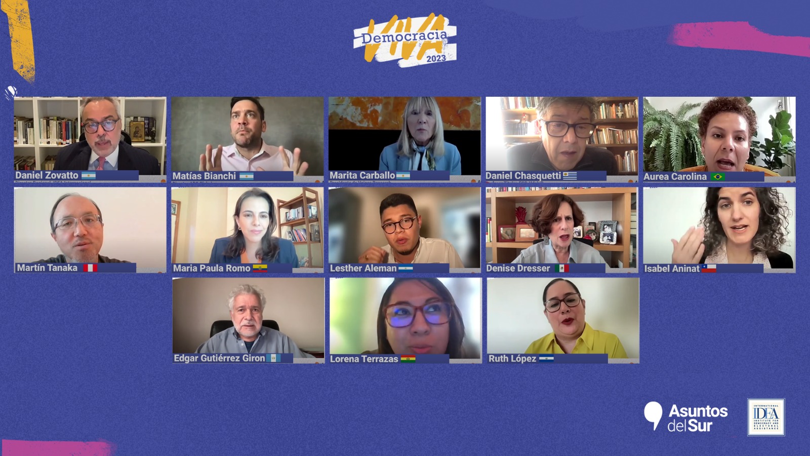 WhatsApp Image 2023-09-15 at 15.43.39 (1) IDEA Internacional y Asuntos del Sur compartieron un espacio de reflexión en el Día Internacional de la Democracia.